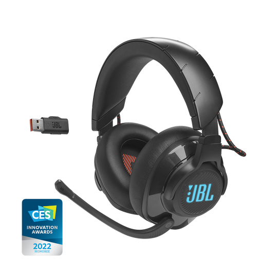 JBL Quantum 610 Wireless - Black - Wireless over-ear gaming headset - Hero